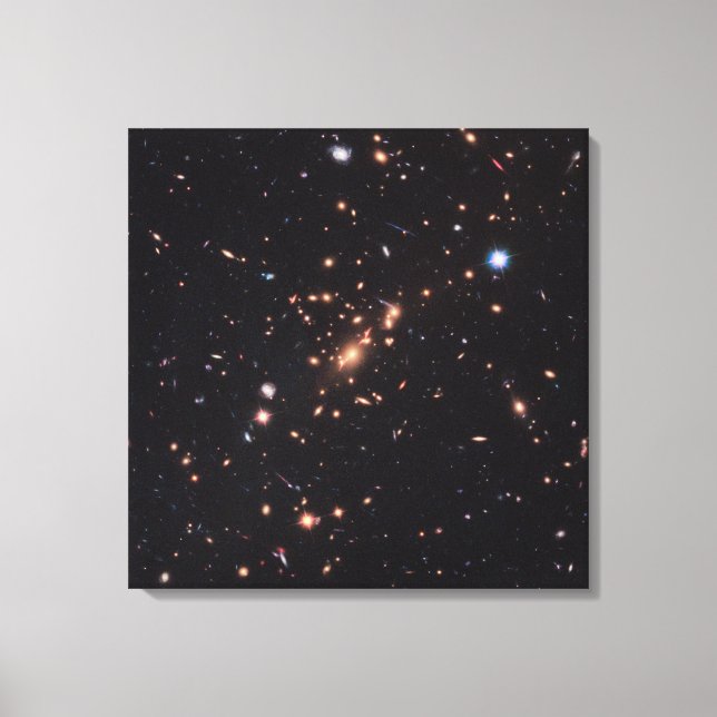 Massive Galaxy Cluster Macs J2129-0741 Canvas Print (Front)
