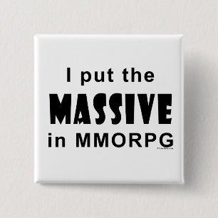 Massive MMORPG 2 Inch Square Button