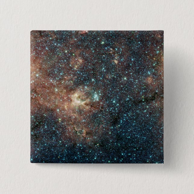 Massive Star Cluster 2 Inch Square Button (Front)