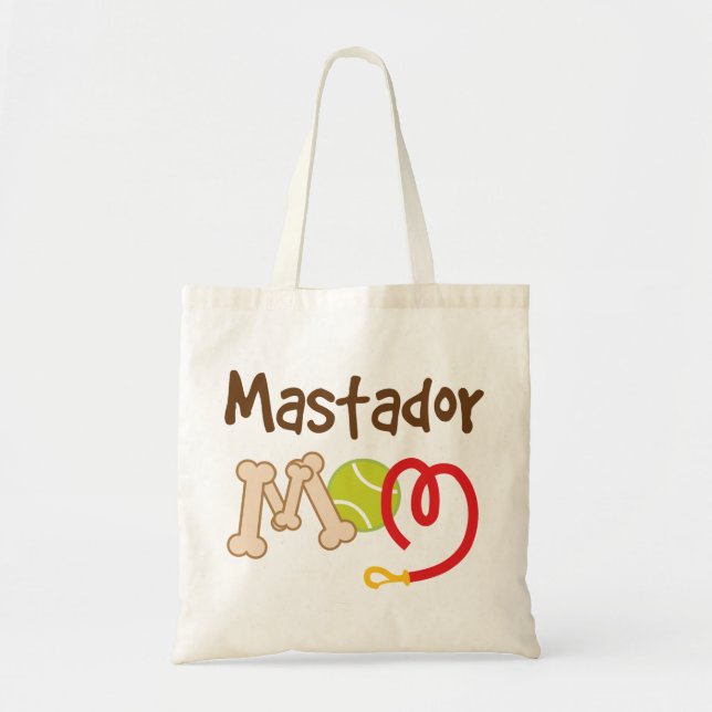 Mastador Dog Breed Mom Gift Tote Bag (Front)