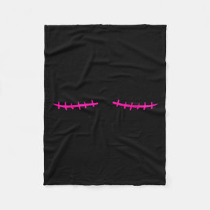 Mastectomy Breast Cancer Survivor  Fleece Blanket