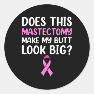 Mastectomy Survivor Recovery Apparel  Classic Round Sticker