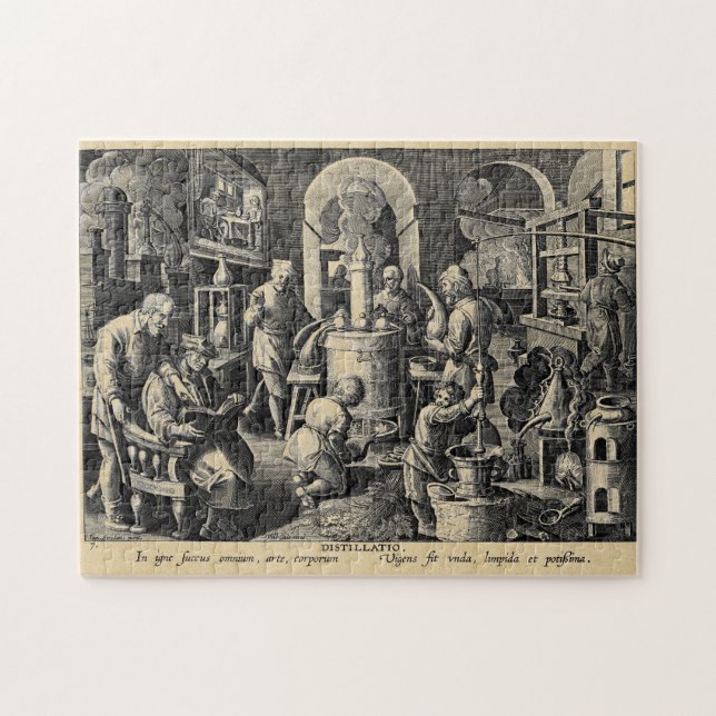 Master Alchemist Lab Tools Jigsaw Puzzle (Horizontal)