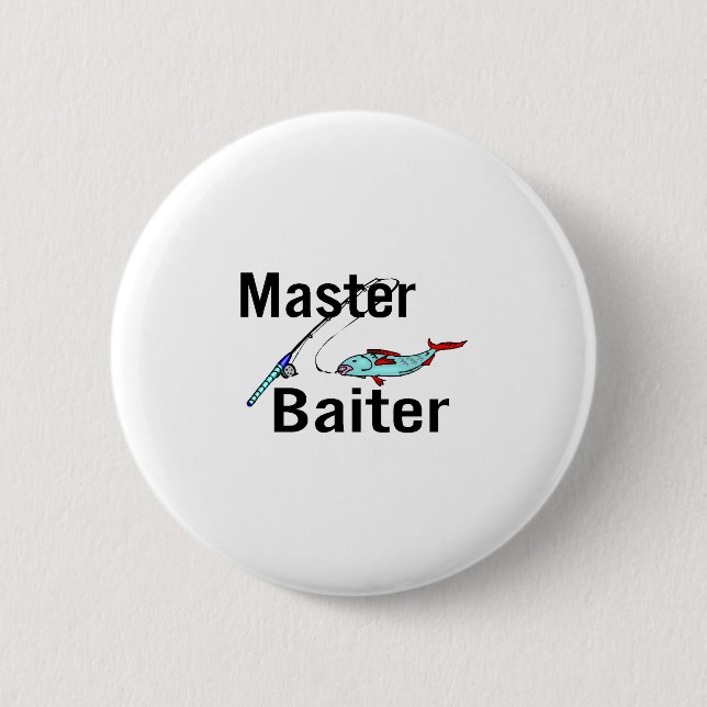 Master Baiter 2 Inch Round Button (Front)