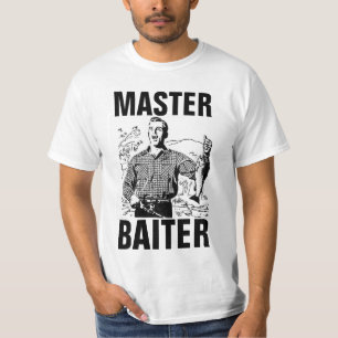 MASTER BAITER, Drôle T-shirts de pêche