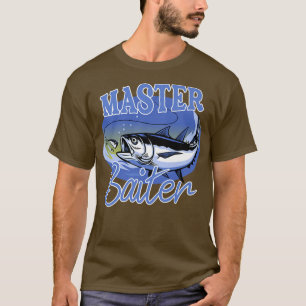 Master Baiter Funny Fisherman Meme Bass Fishing 24 T-Shirt