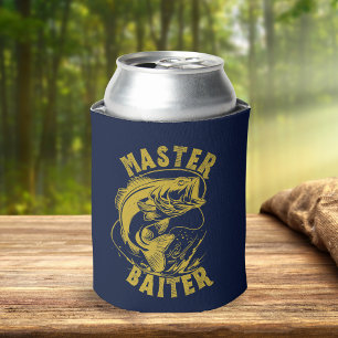 Master Baiter – Perfect Gift for Fishing Lovers Can Cooler