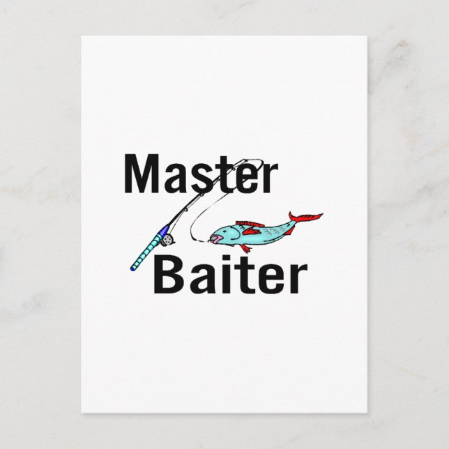 Master Baiter Postcard (Front)