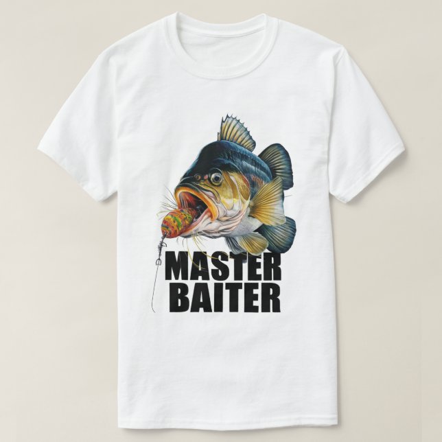 Master Baiter  T-Shirt (Design Front)