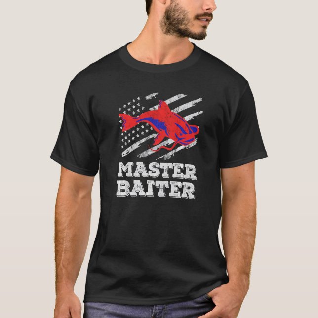 Master Baiter  Wels Catfish Hunter  1 T-Shirt (Front)