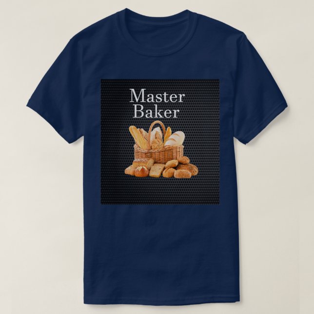 Master Baker Design Breadmaking T-Shirt (Design Front)