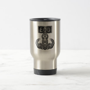 “Master Blaster” EOD Steel Type Design Travel Mug