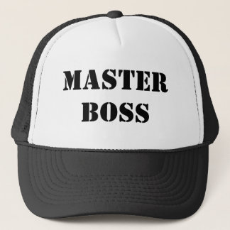 master boss trucker hat