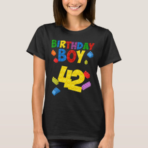 Master Builder 42 Birthday Boy 42nd Year Building  T-Shirt