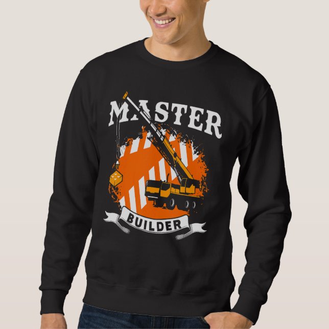 Master Builder Building Blocks Engineer Constructi Sweatshirt (Front)