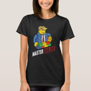 Master Builder Building Blocks Men Women Youth  27 T-Shirt