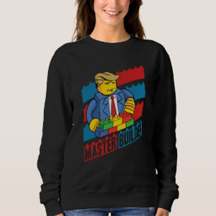 Master Builder Building Blocks Men Women Youth  9 Sweatshirt