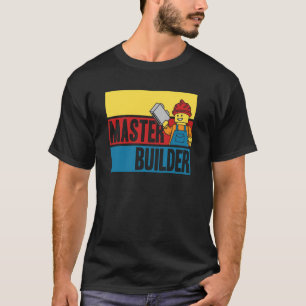 Master Builder Building Blocks Men Women Youth T-Shirt