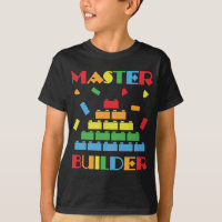 Master builder building blocks toy funny children