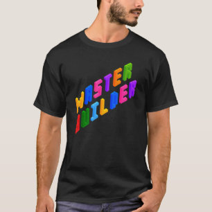 Master Builder Cool Construction Block Building T-Shirt