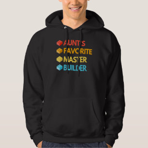 Master Builder Cute Block Building Vintage For Ne Hoodie