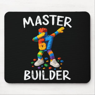 Master Builder Dabbing 67 Meme Building Blocks Bri Mouse Pad