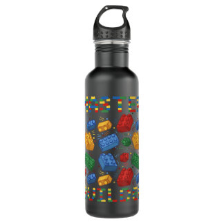 Master Builder Funny Building Blocks Gifts For Boy 710 Ml Water Bottle