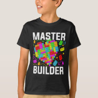 Master Builder Heart Block Brick Building