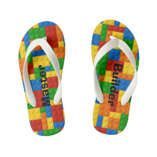 Master Builder Kids Blocks - Flip Flops