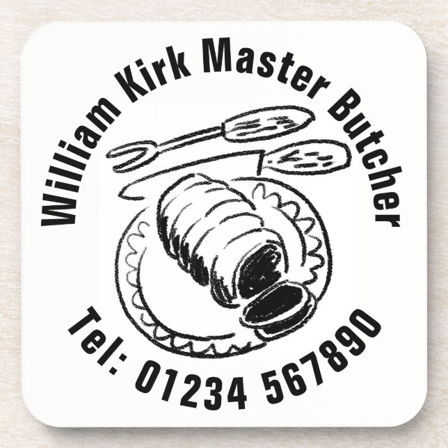 Master Butcher Coaster (Front)
