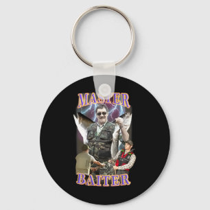Master Byiter Vintage B Fishing Funny Angler Keychain