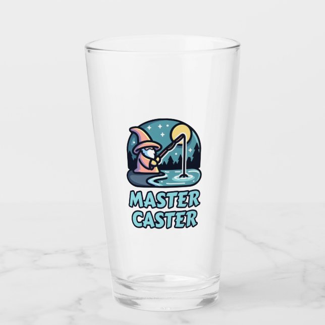 Master Caster Fantasy Fishing Glass (Front)