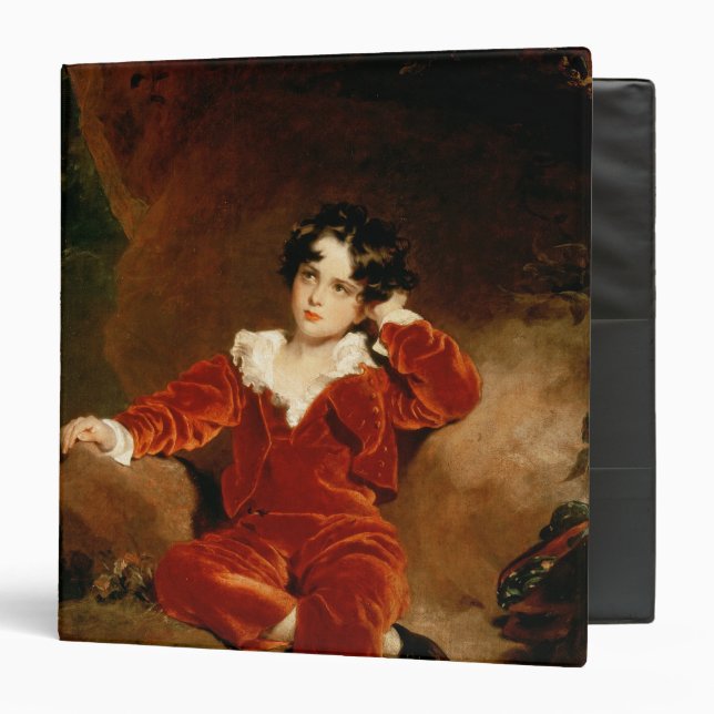 Master Charles William Lambton, 1825 Binder (Front/Inside)