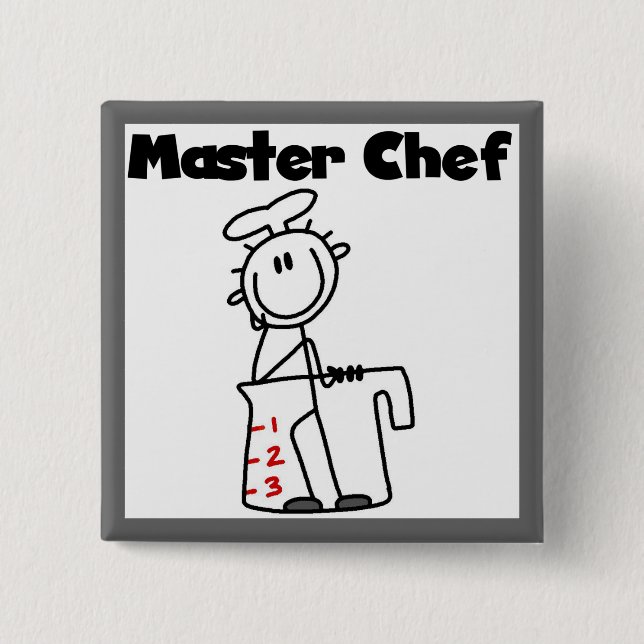 Master Chef 2 Inch Square Button (Front)