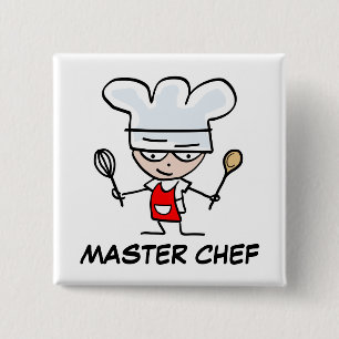 Master chef pinback button
