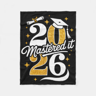 Master Cl Of 2026 Graduation Gifts Masters Degree  Fleece Blanket