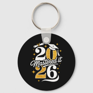 Master Cl Of 2026 Graduation Gifts Masters Degree Keychain