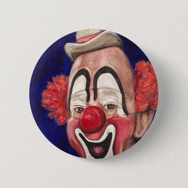 Master Clown Lou Jacobs 2 Inch Round Button (Front)