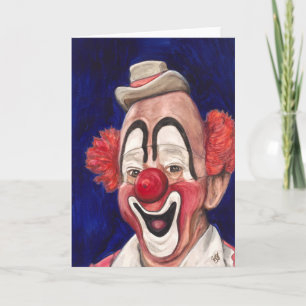 Master Clown Lou Jacobs Card
