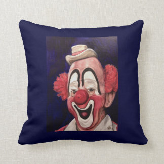 Master Clown Lou Jacobs Throw Pillow