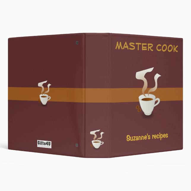 MASTER COOK - binder with your name (Background)