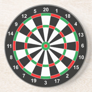 Master Darts Board Basic Round Target Classic game Coaster