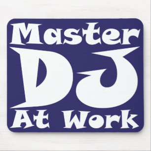 Master DJ At Work Mousemat Mouse Pad