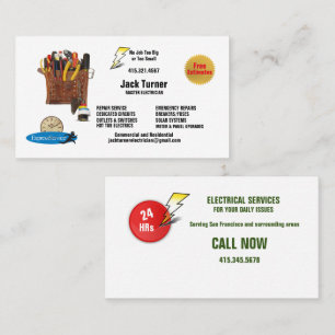 Master Electrician Business Card
