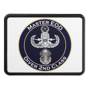 Master EOD 2nd Class Diver Trailer Hitch Cover