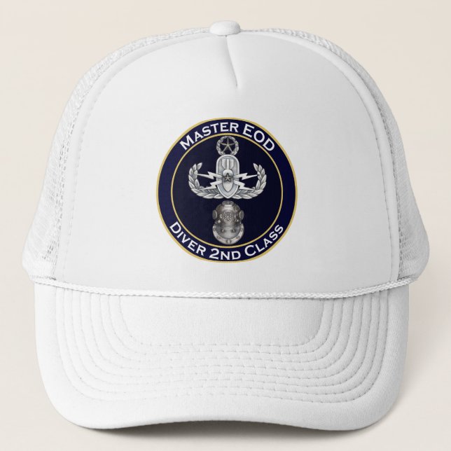Master EOD 2nd Class Diver Trucker Hat (Front)
