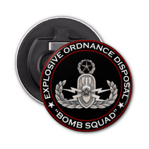 Master EOD Bomb Squad Bottle Opener
