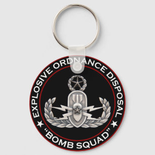 Master EOD Bomb Squad Keychain