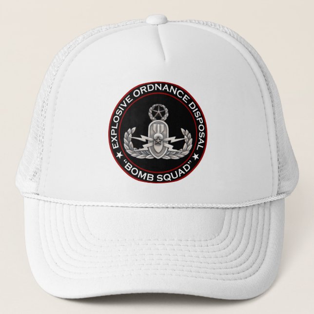 Master EOD Bomb Squad Trucker Hat (Front)