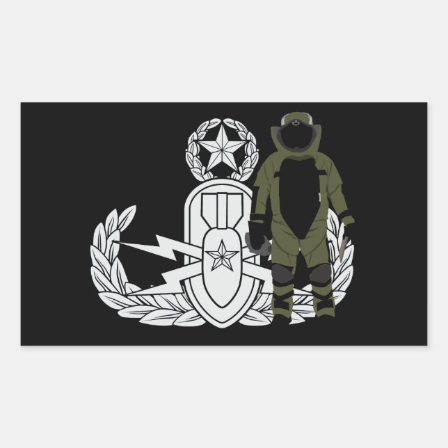 Master EOD Bomb Suit Sticker (Front)